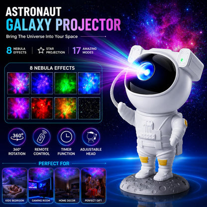 Astronaut Galaxy Star Projector