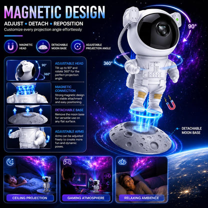 Astronaut Galaxy Star Projector